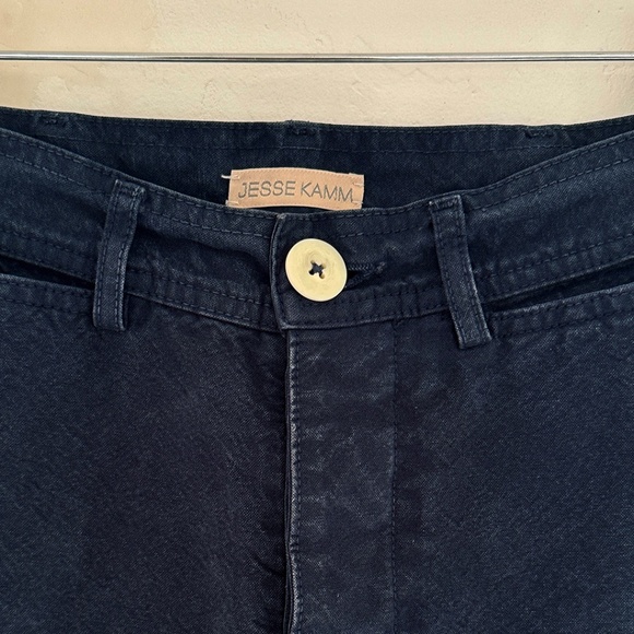 Jesse Kamm navy ranger pant high waisted cotton 225 cali slims sailor 6 8 - Picture 8 of 9